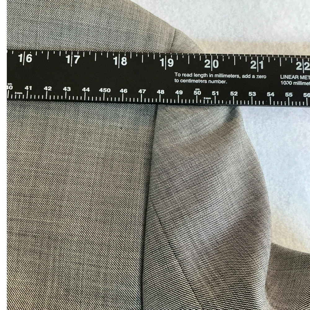 Pronto‎ Uomo Suit Jacket Mens 43 Long Grey 100% Wool 2-Button Blazer BC174216